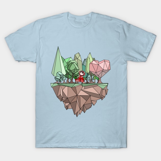 Red Riding Hood In The Woods T-Shirt by karinac